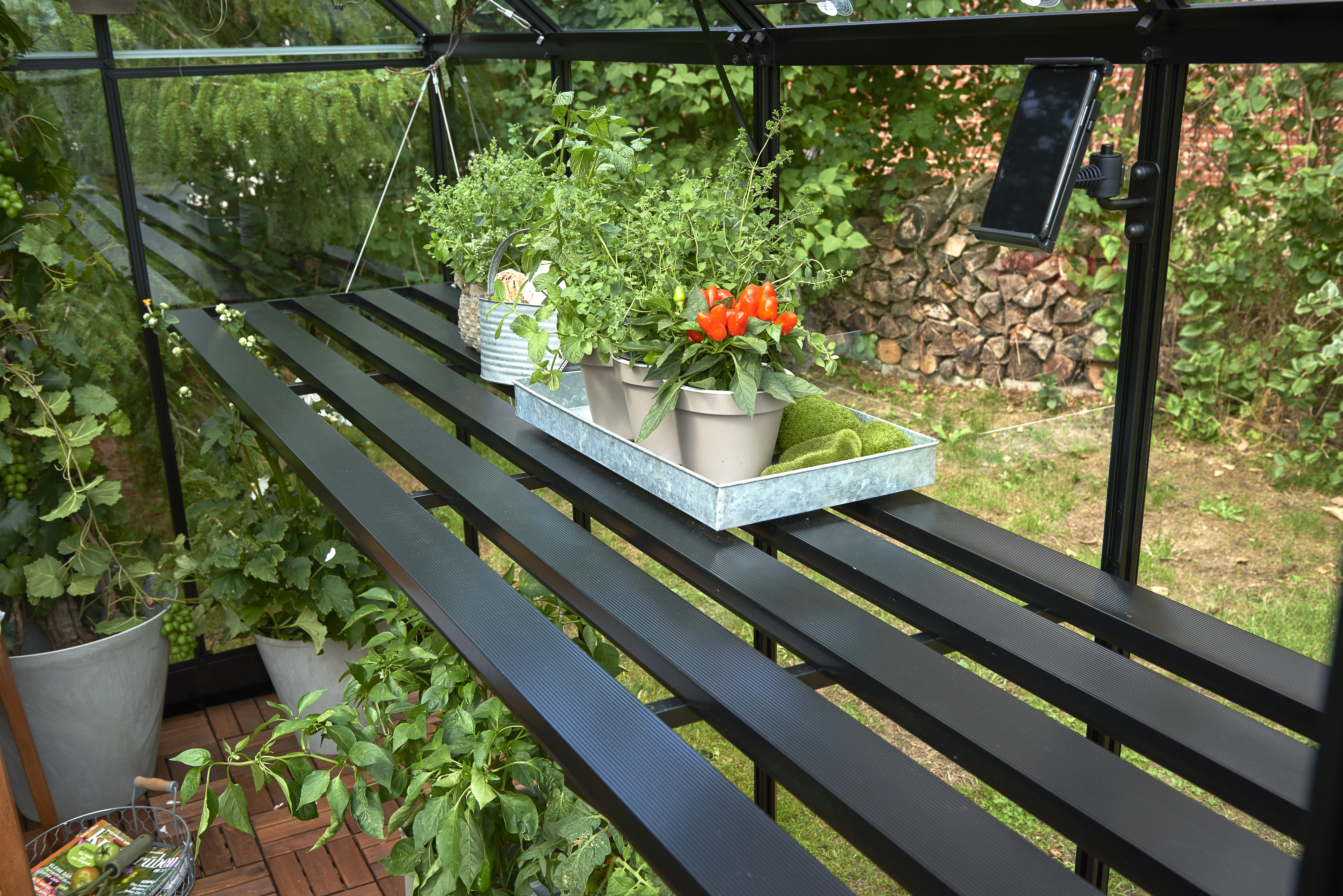 Royal Well Tafel Gartner 21.4 - Geïntegreerd Zwart Gecoat - Afbeelding 1